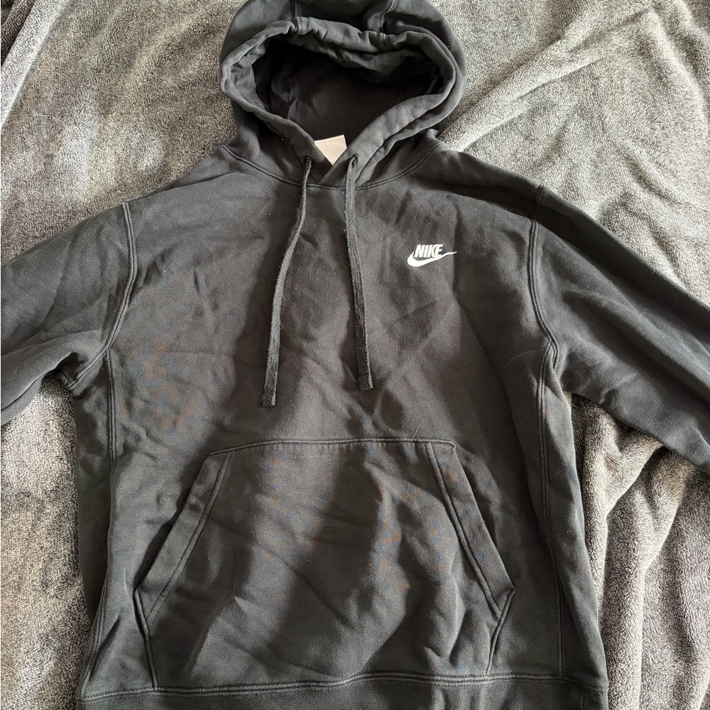 Nike Men's Charcoal Gray Hoodie
